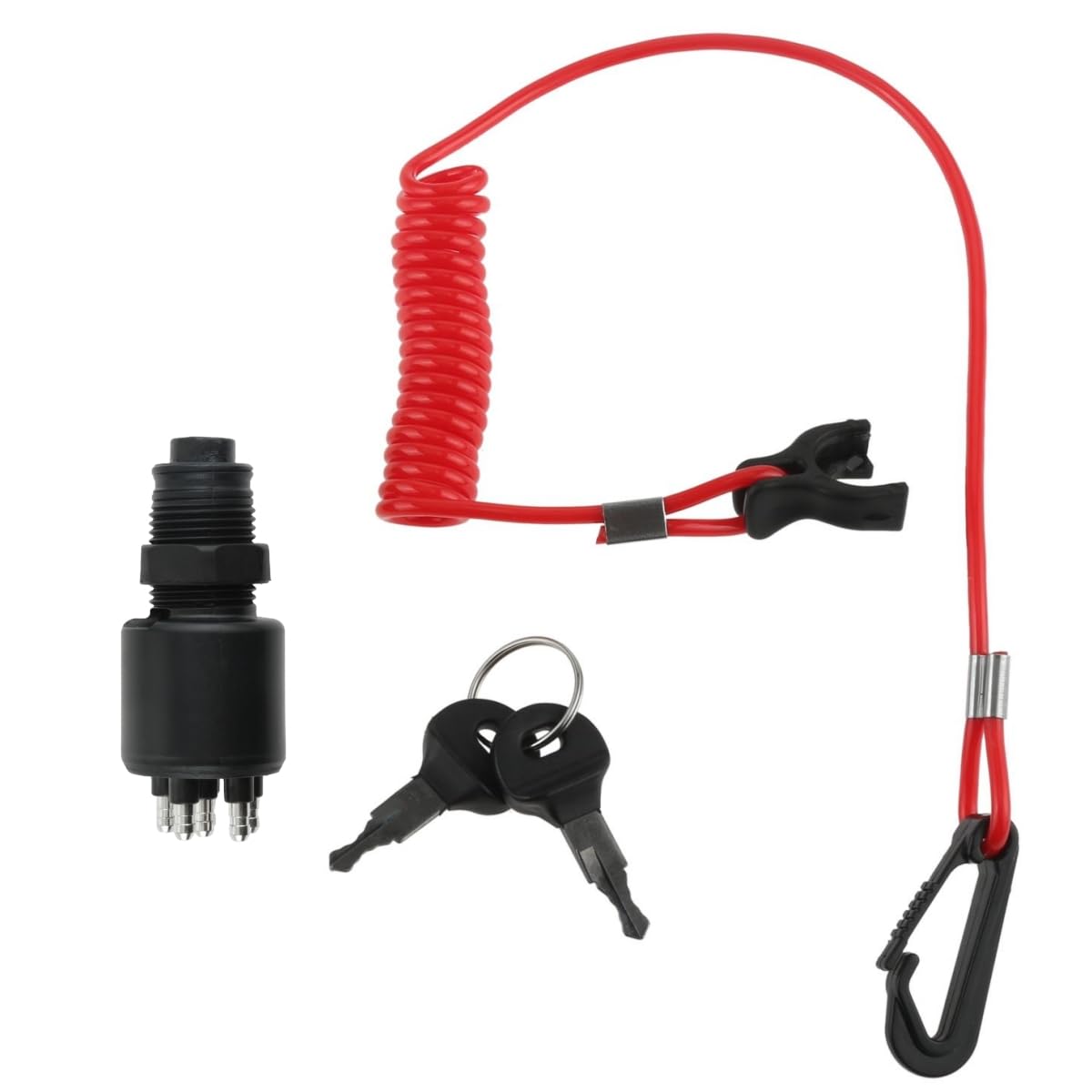 Amazon.com: Boat Ignition Switch with Safety Lanyard & 2 Keys
